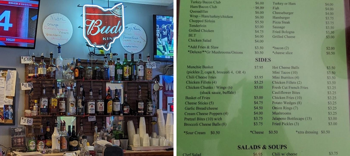 Shingle Shack Restaurant Menu