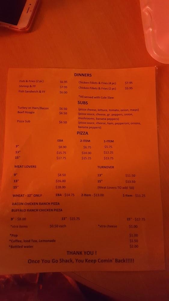 Shingle Shack Restaurant Menu image 4